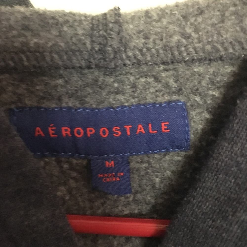 Aeropostale Blue ZIP-Up Hoodie - Picture 2 of 2